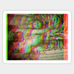 Child Mercury Antique Engraving Glitch Ver. Sticker